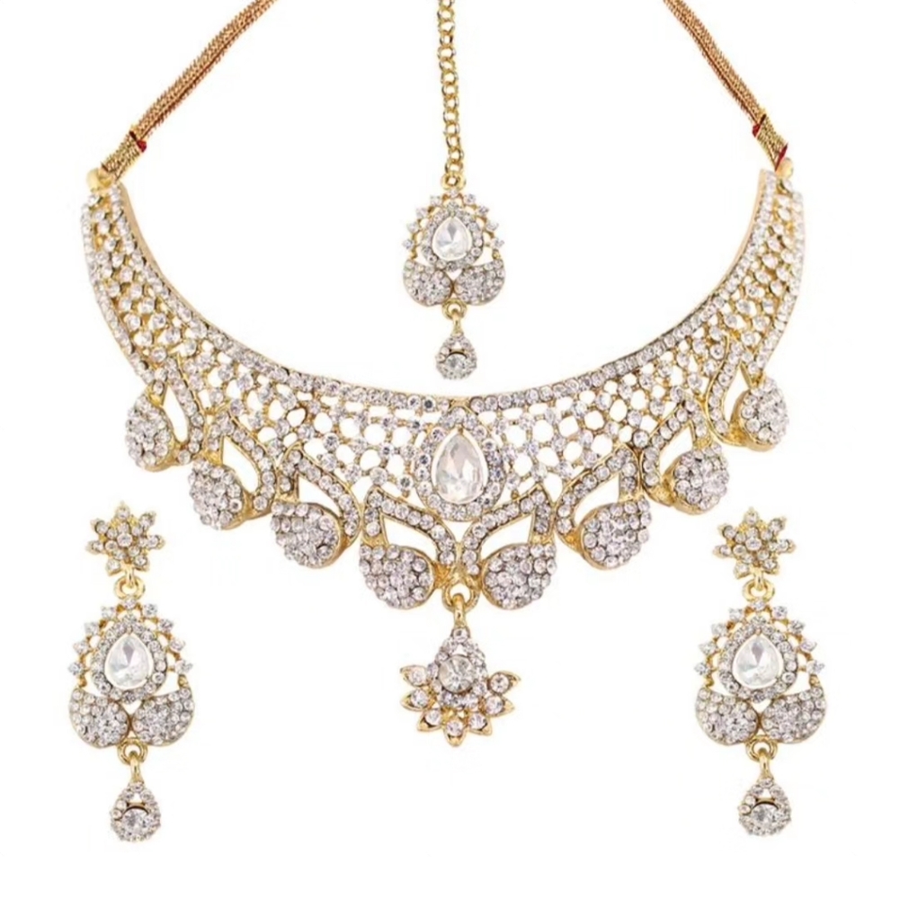 Necklace Earrings Traditional Jewelry Set